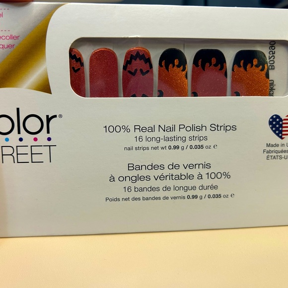 NWT Color Street Real Nail Polish Strips: Hey Pumpkin - Picture 3 of 5
